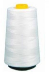 Cone Sewing Thread White 6000 yds per Cone