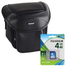 Fujifilm Camera Case and 4GB SD Card —