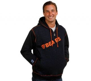 NFL Chicago Bears Mens 1/4 Zip Hooded Sweatshirt —