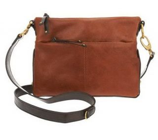 Tignanello Glazed Vintage Leather East/West Crossbody Bag —
