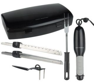 CooksEssentials Electric Knife Set with Carrying Case —