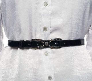 Liz Claiborne New York Adjustable Belt with Bow Hardware Detail