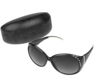 Joan Rivers Python Pattern On Trend Sunglasses —