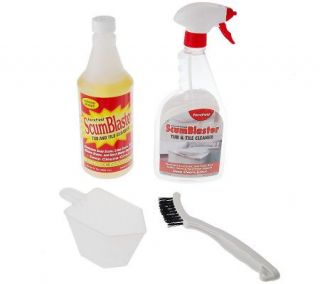 ScumBlaster Tub & Tile Concentrate & Grout Brush —