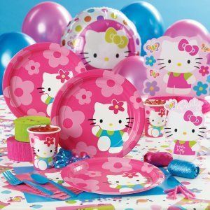 Hello Kitty Flower Fun Party Supplies You Create Your Own Set You Pick
