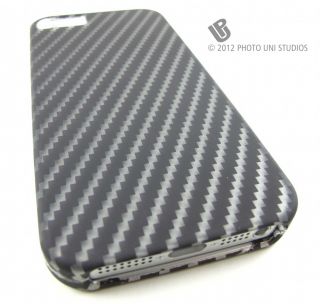 Carbon Fiber Design 2 Hard Snap on Case Cover Apple iPhone 5 6th Gen