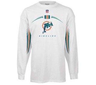 NFL Miami Dolphins Sideline Gun Show Long Sleeve T Shirt —