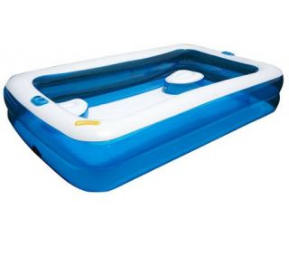Aero Sport 10 x 6 Quick Inflate Pool w/ 2 Seats & Cup Holders
