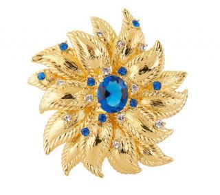 Jacqueline Kennedy Sunflower Brooch —