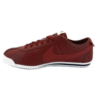 Nike Cortez Classic OG 487777 660 Mens Laced Leather Trainers Dark Red