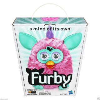 FURBY 2012 COTTON CANDY Pink Teal HTF New Release 