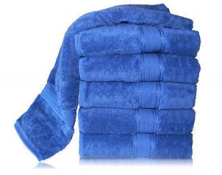 30x54 Blue Marine 100 Cotton Bath Towels Plush Soft