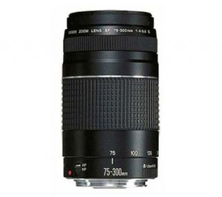 Canon EF 75 300mm Telephoto Zoom Camera Lens —