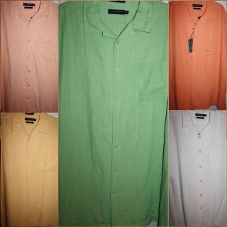 Cremieux Linen Silk Relaxed Square BTM SS Shirt $65