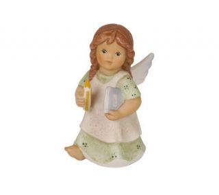 Goebel Little Wishes Angel   Good Luck in School Figurine —