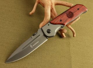   Pocket knife Hunting Rescue BROWNING DA30 Wood counter strike 5KB21