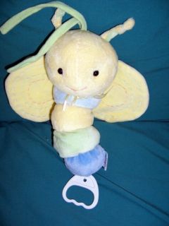 Carters Just One Year Musical Butterfly Crib Pull Toy