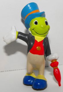 Jiminy Cricket Figure 2 inch Plastic Figurine from Pinocchio Disney