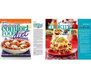 Taste of Home Comfort Food Diet &Healthy Cooking Cookbook Set