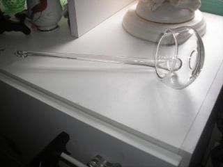 Riekes Crisa Moderno Glass Punch Bowl Ladle Beautiful