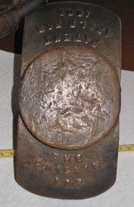Antique Rare Lap anvil The Crispin Lap Patent Appld For 1883