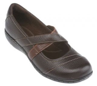 Clarks Bendables Sixty Cape Leather Cross Strap MaryJanes —