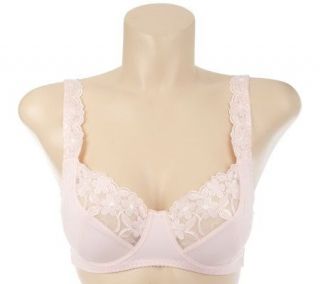 Barely Breezies Microfiber & Lace Support Bra w/ UltimAir —