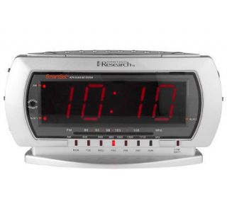EmersonSmartSet Jumbo Display Dual Alarm Clock Radio w 