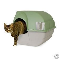 Self Cleaning Cleans Covered Large Cat Litter Liter Box Fast SHIP New