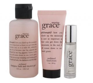 philosophy amazing grace 3 piece fragrance kit —