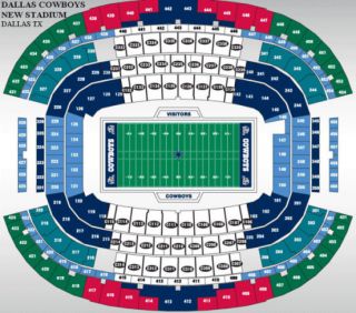 Dallas Cowboys vs New Orleans Saints Sec 328 Great Seats