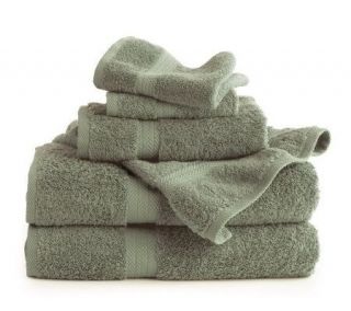 Solitude 6 pc. Oversized Egyptian Cotton 600GSM Plush Towel Set