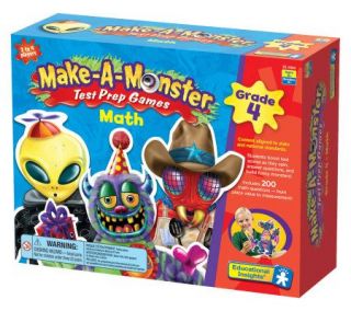 Make A Monster Math Tst Prep Game Gr 4 by Educational Insights