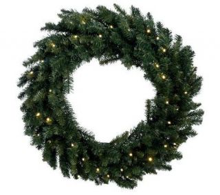 BethlehemLights Solutions BatteryOperated 30 Wreath w/ LEDs & Timer 