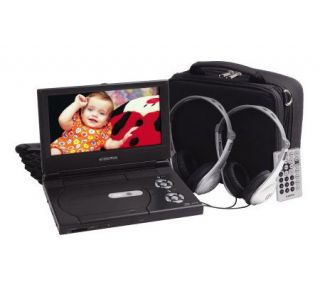 Audiovox D2017PK 10.2 Portable DVD Player w/ Bs Pack —