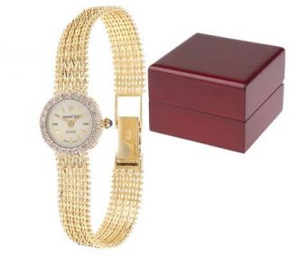 Imperial Gold Wheat 1/4 ct tw Diamond Watch 14K Gold —