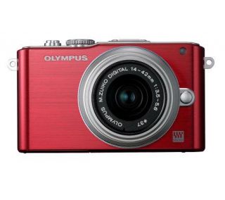 Olympus E PL3 12.3MP Camera Body Kit with14 42mm Lens   E257390