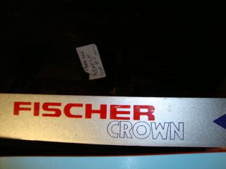 Used Cross Country Skis Fischer Crown 195 cm Plus Poles Bag Nice Shape