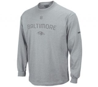 NFL Ravens Sideline Basic Training Long SleeveT Shirt —