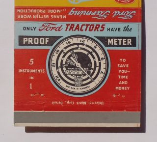  Matchbook Ford Tractor Frey Red Lion Craley PA York Co Pennsylvania