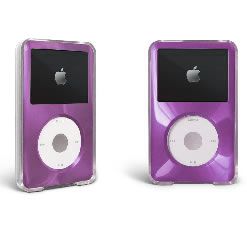 Purple Apple iPod Classic Hard Case Cover 7th Gen 160GB 6th 80GB 120GB