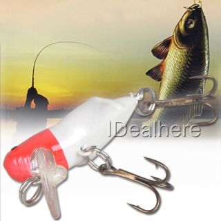 Cranks Plastic Fishing Lures Bait Hook Tackle Bass Red