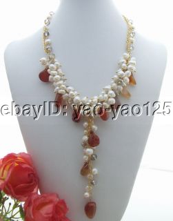 get vendio gallery now free stunning pearl carnelian crystal necklace