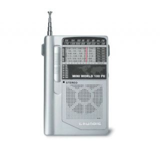 Grundig Mini100PE AM/FM Shortwave Portable Radio w/Earphones