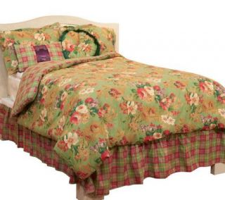 Raymond Waites Swag Floral 6 Pc Queen Comforter Set   H195671