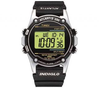 Timex Mens Atlantis 100 Polyurethane Strap Watch   J108984