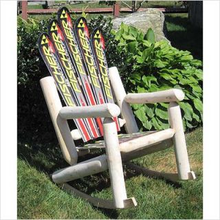  Ski Chair Snow Log Rocker