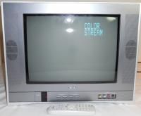  14AF46 14 Flat Screen CRT Color PortableTV Television + Remote CT 878