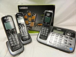 Uniden D1685 3 Cordless Phone Answering System Speakerphone 3 Handsets