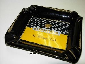  new cohiba cigar ashtray large oversize black porcelain ashtray